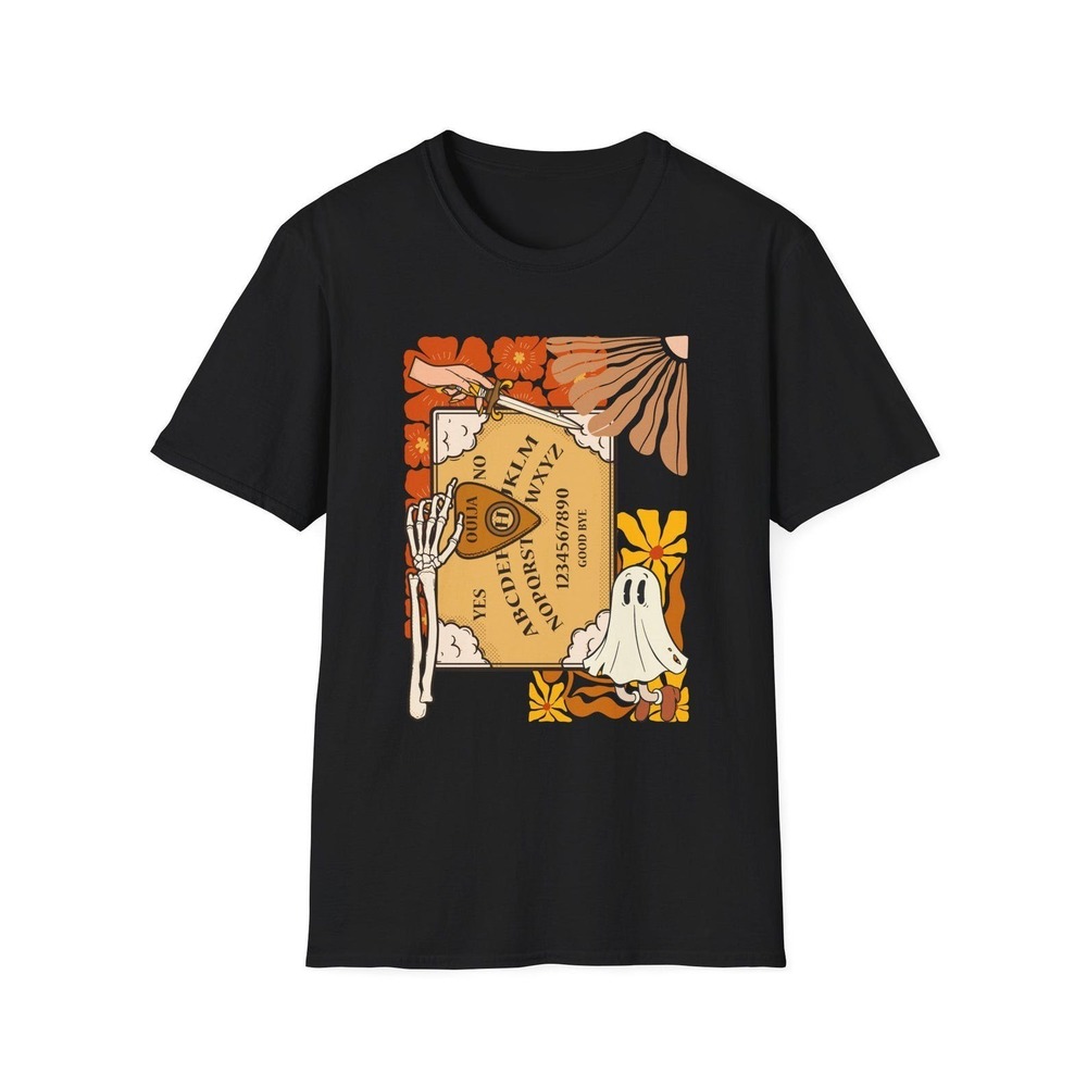 Halloween Costume, Retro Witchy T-Shirt Black